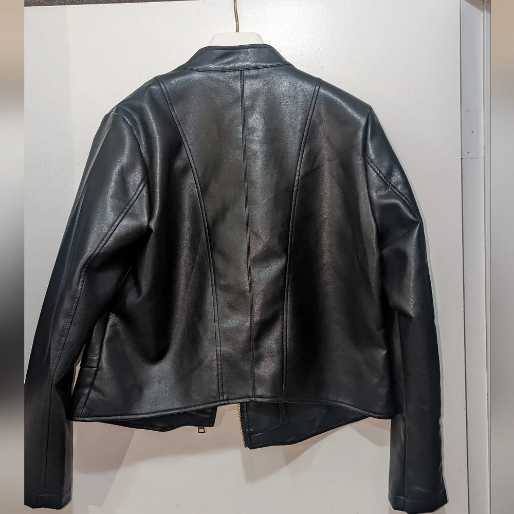 Faux Leather Jacket - Picture 4 of 6